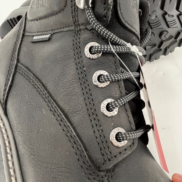 Wolverine Floorhand Work Boot Size 12M Black Leather Waterproof New In Box - Picture 12 of 16